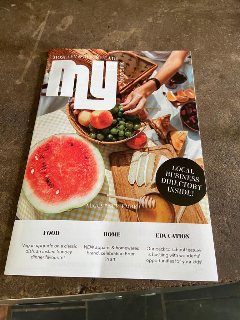 Hooray! First mags since first lockdown going out this week. Keep your eyes peeled. #moseley #kingsheath #harborne #edgbaston