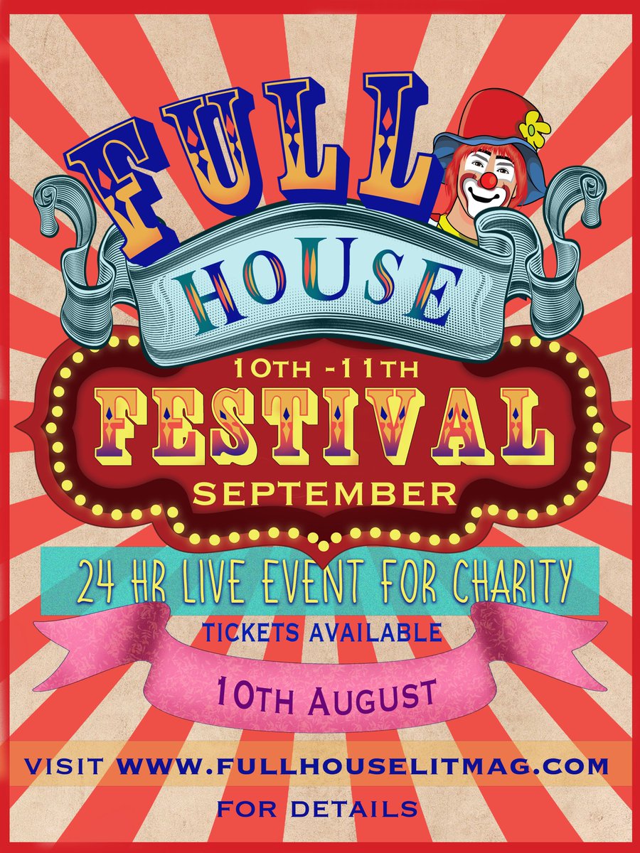 fullhouselit's tweet image. ✨ This week we announce the guests participating in our 24-hour live online festival this September!✨

Tickets can be accessed on the 10th of August and this stunning poster and all festival graphics have been designed by the brilliant @champtoncreates!