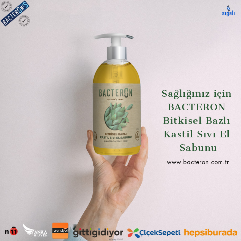 bacteron's tweet photo. BACTERON Bitkisel Bazlı Kastil Sıvı Sabun
İyot, Alkol, Fenol, Aldehit, Antibiyotik, Triklozan, Amonyak gibi zararlı hiçbir kimyasal içermediğinden yan etkisi ve çevreye zararı yoktur.
https://t.co/F4gTyogbJf
#sabun #kastilsabun #sıvısabun #dezenfektan #sanitizer #bacteron #sıgalı https://t.co/8dlO2BAciO
