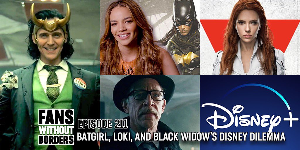 borderlessfans's tweet image. 🆕Fans Without Borders🆕 

211: Batgirl, Loki, and Black Widow’s Disney Dilemma

suicidesquadcast.com/fanswithoutbor…