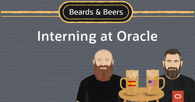 AGil_Z's tweet photo. What's it like being an intern at @Oracle? Tune in to the latest episode of Beards &amp; Beers to hear first-hand from a former Oracle intern and what led her into the world of #developers. https://t.co/tJwppSsxBH https://t.co/eAVH8BkqYW