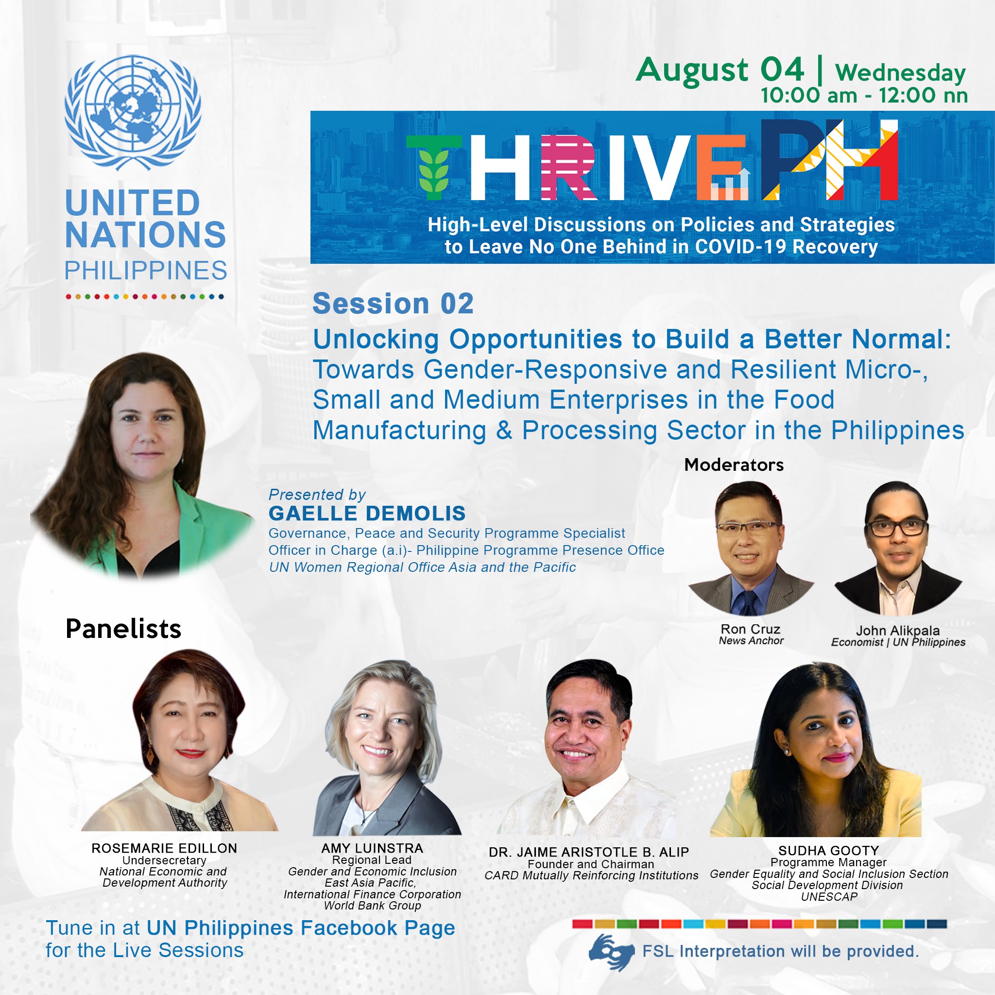 تويتر United Nations Escap على تويتر Don T Miss Thriveph High Level Discussions On Policies And Strategies To Leave No One Behind In Covid 19 Recovery Tune In On 4 August To Hear