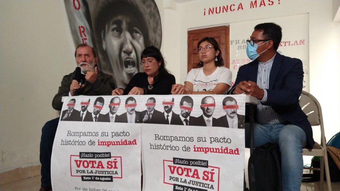 epigmenioibarra's tweet photo. Arrasa el SÍ
Más de 6 millones de personas votaron por #JuicioAExPresidentes 
Este mandato es claro, masivo e ineludible
Esta fue una #VictoriaDemocratica 
Se instalará solemnemente el #TribunalDelPueblo
La lucha por la verdad y la justicia continua
Pondremos fin a la impunidad! https://t.co/Xr4jaGGBIU