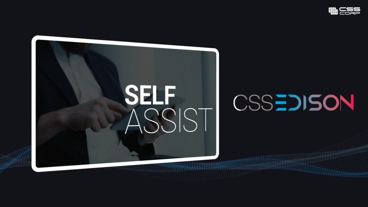 movate_inc's tweet photo. #SolutionsThatTransform – The CSS EDISON™ Self Assist from @CSSCorp empowers your customers with AI-based solutions that can assimilate information from sources and deliver contextualized accurate responses.
Watch: https://t.co/fLAGZo4uUq and read more: https://t.co/L8FDeO094Y https://t.co/abmL9DEce6