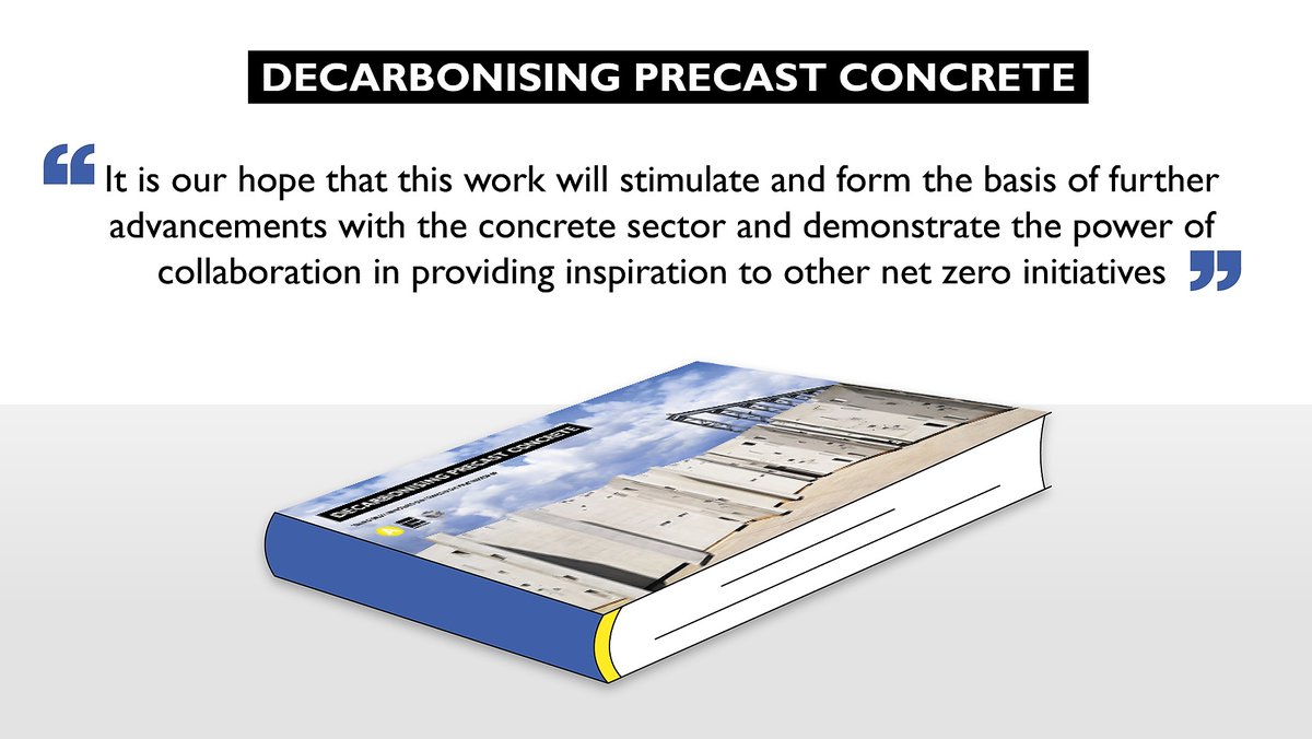 Last week we published our Decarbonising #Precast Concrete report, using real-world solutions to equip the sector with the knowledge required to minimise the embodied carbon of concrete, now.

Download the full report: bit.ly/2WsYWf2

#NetZero #Sustainability