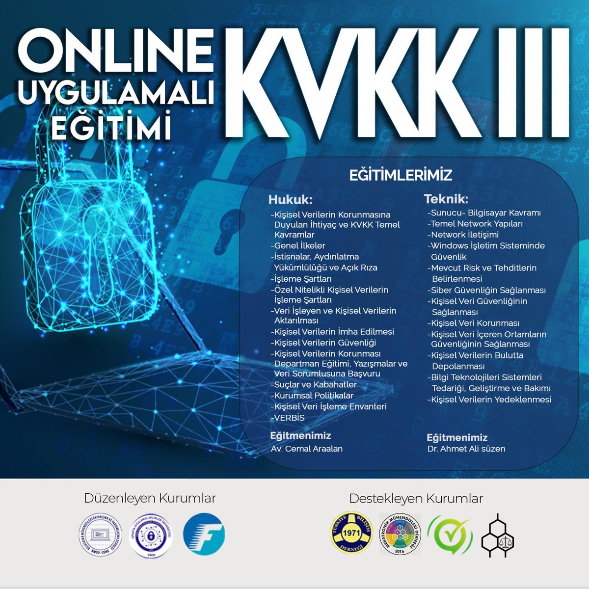 Online KVKK Uygulamalı Eğitimi III

16 Ağustos - 27 Ağustos 
(+90) 850 532 26 33 info@bmdd-ceng.org.tr 
kvkk.bmdd-ceng.org.tr