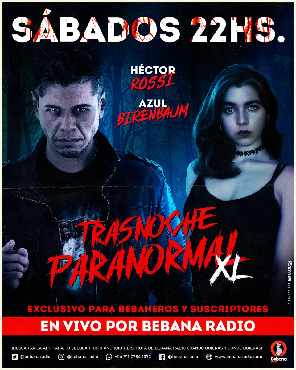 💥((( EN VIVO )))💥
 #TrasnocheParanormalEnBebana
📢 Escuchanos : solumedia.com.ar/radios/7537/
📲Bajate  la APP: play.google.com/store/apps/det…
💣¡ Escuchanos 
🖖Suscribite y ayudanos: mercadopago.com/mla/debits/new…