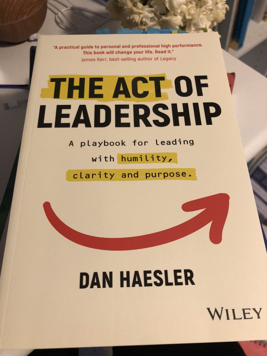 Arrived today! @danhaesler launches his book online tomorrow &amp; Wednesday. Check out the details and join the Learning hub at actofleadership.com