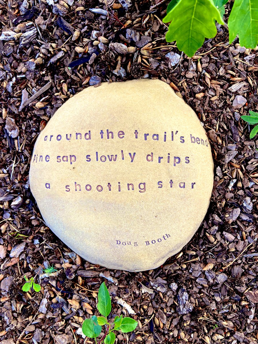 The #haiku pathway @SFCCNM @CityofSantaFe @SantaFeNMTrue @505Nomad @NewMexico #poetry @ILoveGayWriters @ILoveGayArt @ILoveGayOutdoor #NewMexico #poetrygarden @CityofSantaFe @SantaFeCounty