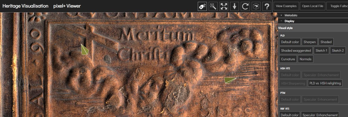 imagingkuleuven's tweet image. New project page on our web-based interactive pixel+ viewer for #scml #rti #pld #ptm with extra examples of KU Leuven Libraries @SpColl_KULeuven and @artskuleuven heritage: bib.kuleuven.be/english/BD/dig…, joined BRAIN-be @belspo project with @ArtHistoryBRU @kbrbe #Illuminare and #ESAT