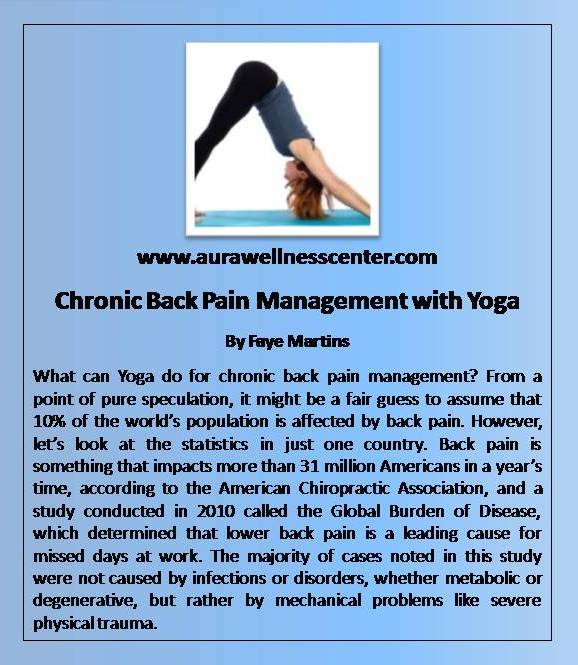 Chronic Back Pain Management with Yoga
@PaulJerard 
#yogaforchronicbackpain #yogaforbackpain #yoga #aurawellnesscenter
bit.ly/3rKndsA