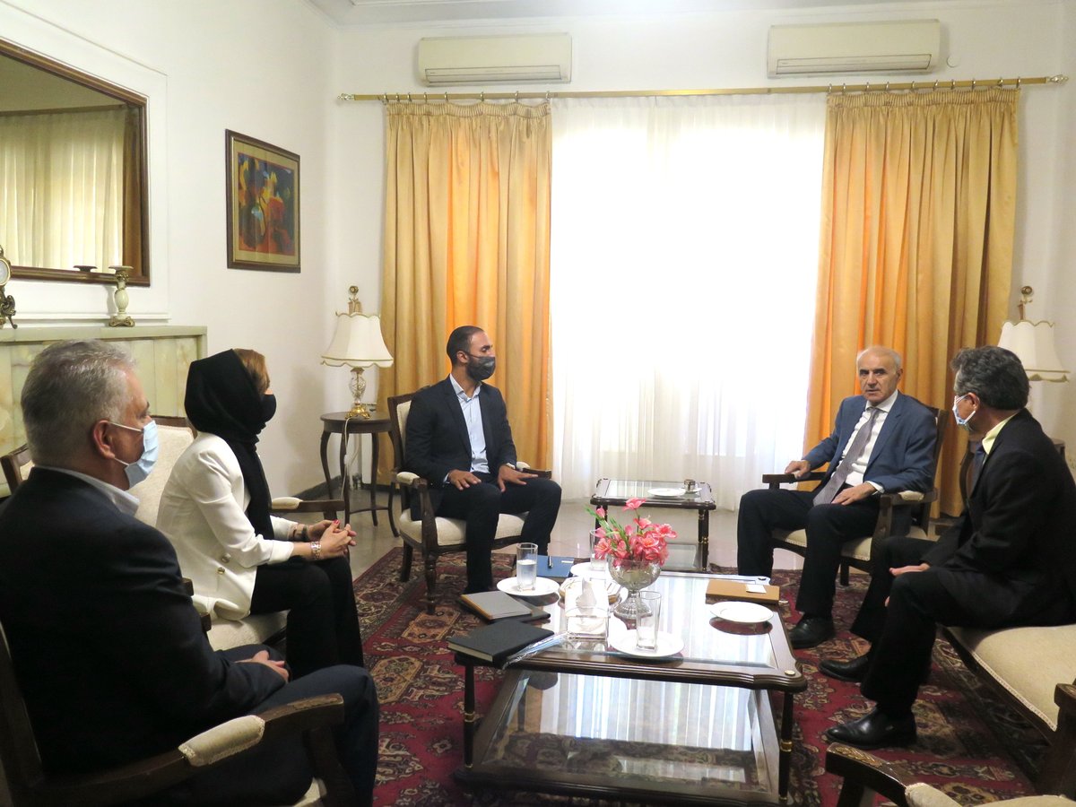 armenia_of's tweet photo. Ambassador Toumanian received Managing Director of  “Ghoshouni Industrial Co.”. Ambassador was briefed on activities of the Company in metallurgy, metal casting and manufacturing the relevant equipment, he expressed his intention to have investments in Armenia in this regard. https://t.co/ZFUIzuGYOR