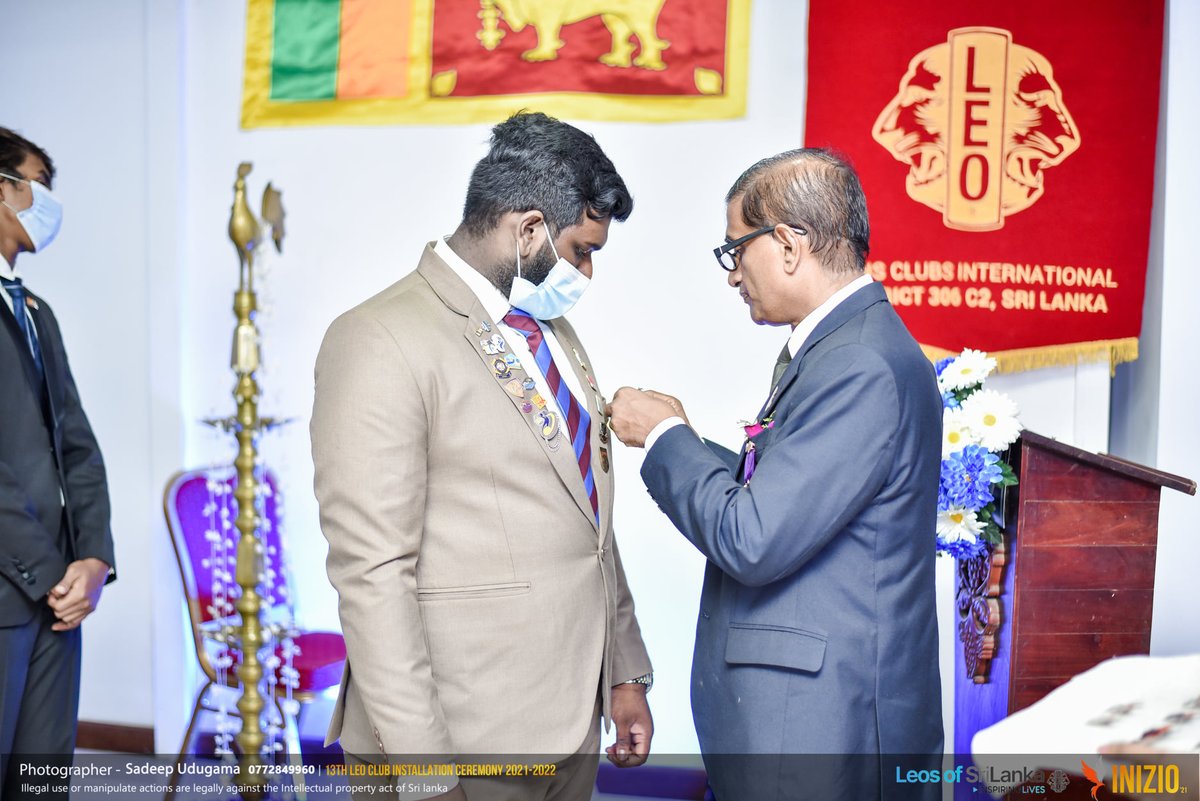 MGC_leos's tweet photo. "Inizio 2021" The 13th Annual Club Installation Ceremony 2021-2022 of Leo Club of Maharagama Golden City was held on 31st July 2021.

#Inizio2021 #MGCleos #13thInstallation #ProudLeo #WeServe #TheFutureIsLeo #lka https://t.co/5R64snQKHf