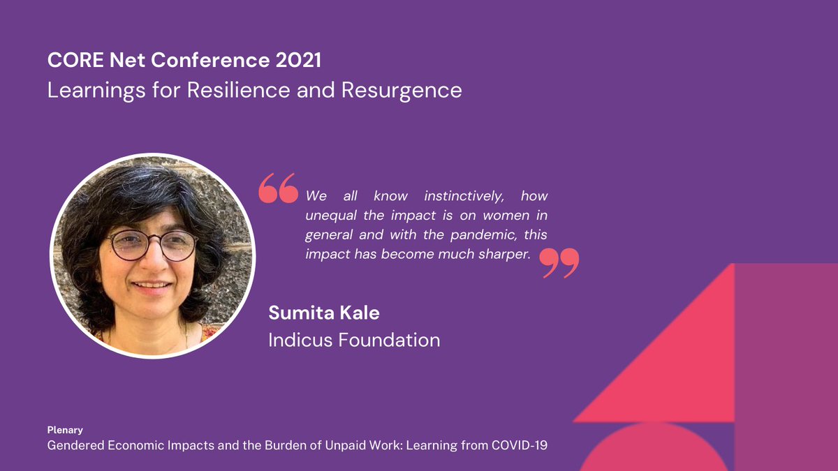 COVID-19 Research Network (@corenet_india) on Twitter photo A snippet from what <a href="/sumitakale/">Sumita Kale</a> from @indicusOrg shared during the CORE Net Conference.
Learn more from this plenary at the #CORENetConference, visit: bit.ly/3cHWwP3 A snippet from what <a href="/sumitakale/">Sumita Kale</a> from @indicusOrg shared during the CORE Net Conference.
Learn more from this plenary at the #CORENetConference, visit: bit.ly/3cHWwP3