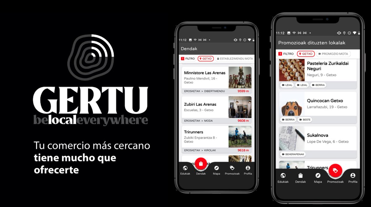 Getxo_Enpresa's tweet photo. Comprando en #getxocomercio y ¿no tienes la app #Gertu? Ofertas, promociones e información de los negocios locales, que formar parte de la red.
Descárgala en: https://t.co/GKTR2iqBAU
.
#hosteleria #comercio #servicios #getxo https://t.co/5J2WUek4en