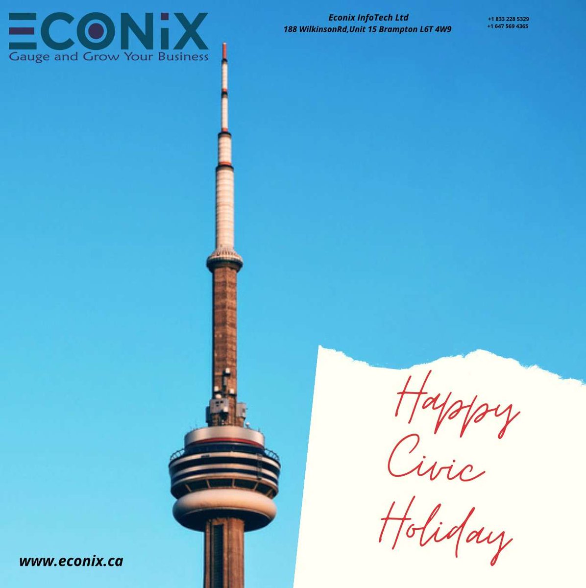 EconixInfoTech's tweet image. #EconixInfotech #MicrosoftPartner #CivicDayCanada