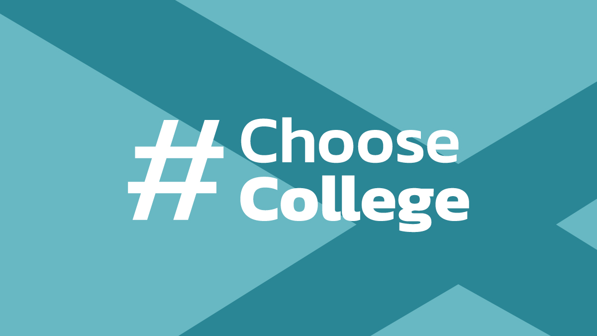 FVCollege's tweet photo. And so the @ColDevNet #ChooseCollege Mini Digital Campaign begins 🤩 Over the next four weeks we will be highlighting the importance of Scotland’s colleges and encouraging potential students to #ChooseFVC 💜 Find out more ➡️ https://t.co/LqloxfJQRD https://t.co/fAuh9XPDR6