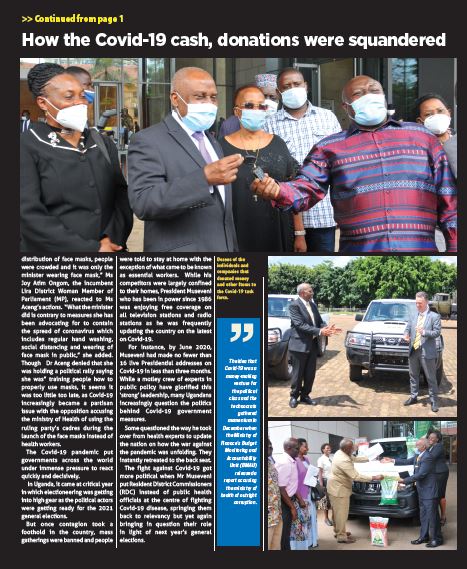 ipaidabribeug's tweet photo. Interesting stories in @UGBlackMonday on the theft of COVID donations during the first phase of the pandemic. Download your copy at https://t.co/xIHM3Brjcc. Let's hear your thoughts🧐 https://t.co/CKSRfHCf5e