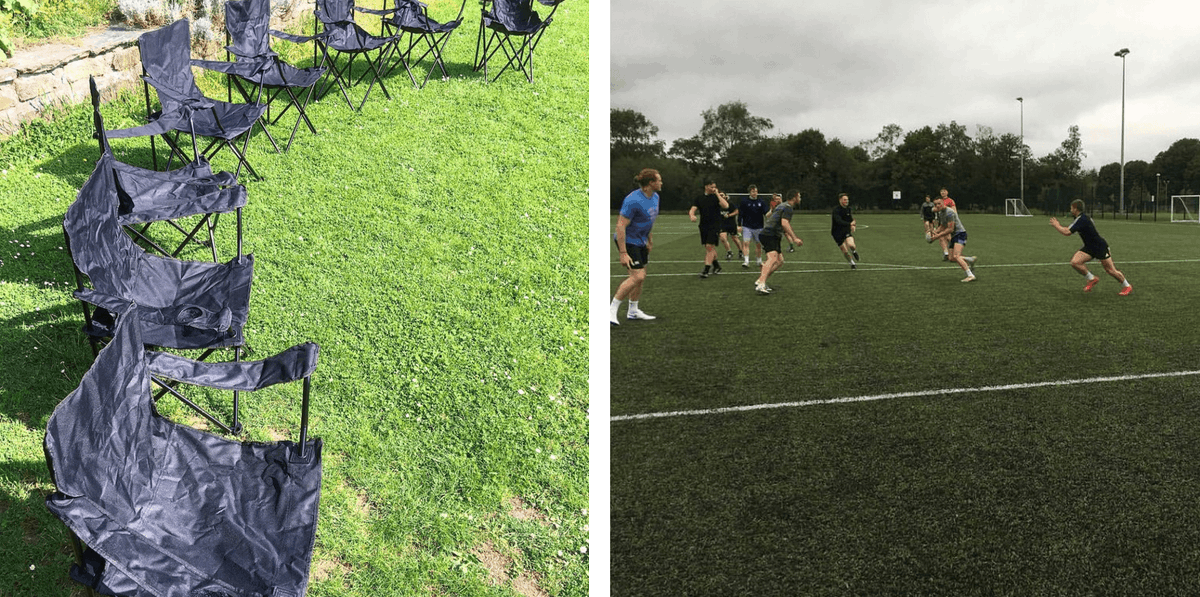 DwrCymru's tweet photo. Our Community Fund has helped @Bowmen7s to buy new equipment for the team and chairs for supporters ⚽  To find out more about our Community Fund and how to apply visit https://t.co/hRdBgdOl4x https://t.co/tcFT5qBdMP