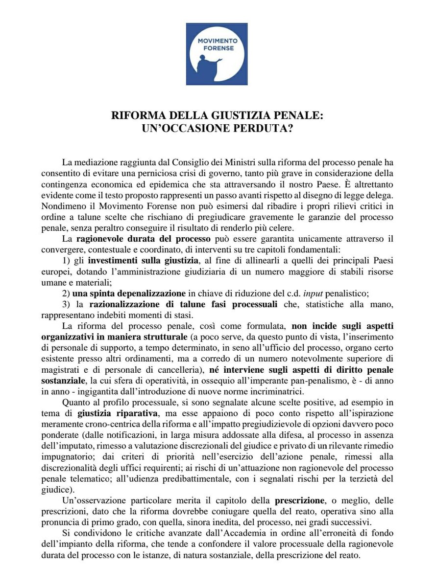 Movimento Forense tweet media