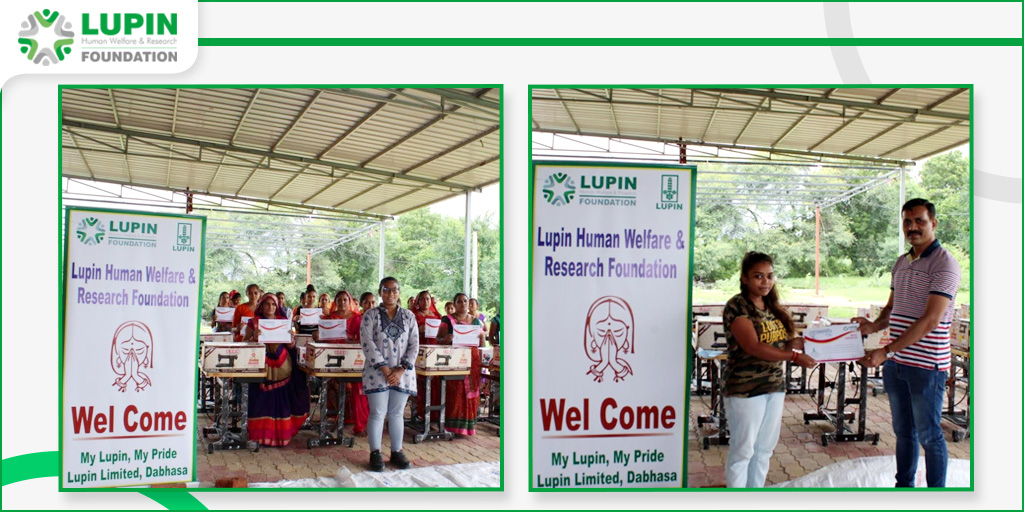 LupinCSR's tweet photo. #LupinFoundation Dabhasa Distributed 12 Sewing Machines and 30 Skill Certificates to Women at Dabhasa village, Padra.
.
#LupinCares #LivelihoodMatters #ChangingLives #RuralDevelopment #SupportPoor #HelpingHands #HelpingOthers #HelpingHands #SkillDevelopment #SkillsforLife https://t.co/0LQMBuOuII