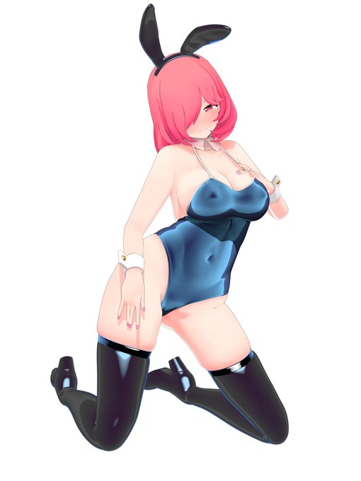 バニーの日らしいので夏らしくスク水バニー🩱🐰 