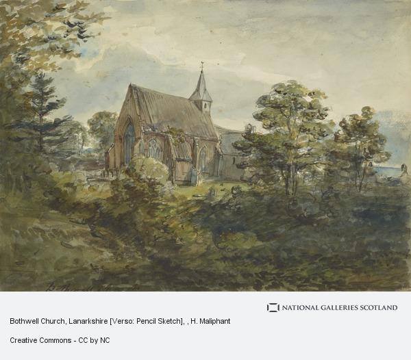 CamnethanPriory's tweet photo. @BothwellChurch @jeelyeater1 A lovely engraving of Bothwell Church from our collection. The earlier extent is shown in the painting (courtesy of National Galleries Scotland) - you can see the part which matches - same viewing angle! https://t.co/Mipzwd87CL