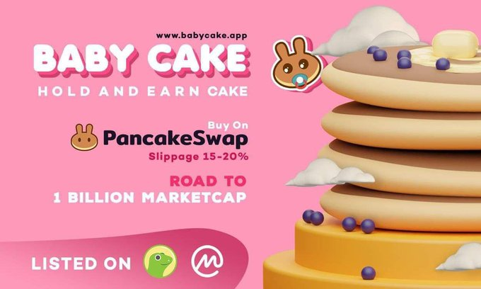 Cuentam_e_mas's tweet photo. @PancakeSwap @AnyswapNetwork @BabyCakeBSC @binamonok @BitbookT @money_blizzard @BunnyPark_BSC @CafeSwapFinance @FeederFinance @GMR_Finance @macaronswap @Metahero_io @MyDeFiPet @Navcoin @NominexExchange @ThePhoenixToken @RampDefi @Sake_Perp_Swap @Swirgenetwork @WSGToken @Wowswap_io We all know #BabyCake is number 1  #Binance #PancakeSwap #BSCGems #Altcoins #CryptoNews #Cryptocurrency 
@BabyCakeBSC

@PancakeSwap https://t.co/YOUX3FH0NN