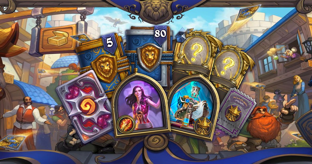 tyler_YGG's tweet image. GIVEAWAY TIME!

5x the new United in Stormwind Mega Bundle provided by Blizzard including:

- 80 New Expansion Packs
- 5 Golden Packs
- 2 Random Legendaries
- Bartender BG Skin, BG Perks &amp;amp; more

To Participate:
☑️Follow
☑️Like
☑️Retweet

Winners will be announced in 24h!