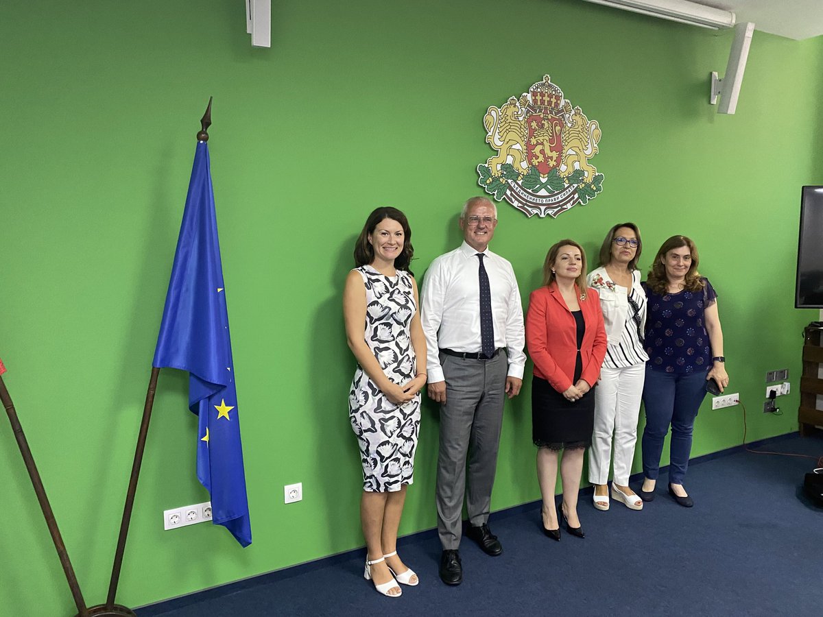 Treffen mit der stellv. Bulg. Umweltministerin. #circulareconomy europäisch. Klasse Gespräch. Das wird eine gute Zusammenarbeit. #fead #bde #brra