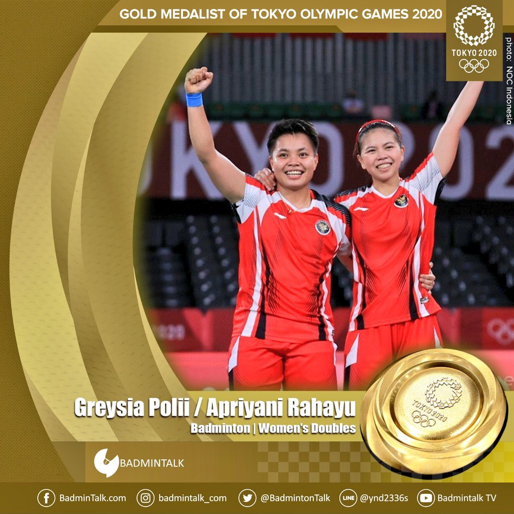 Selamat tim Indonesia🇮🇩🎉🥇
Mantap👍🏻👍🏻👍🏻👍🏻 #Tokyo2021