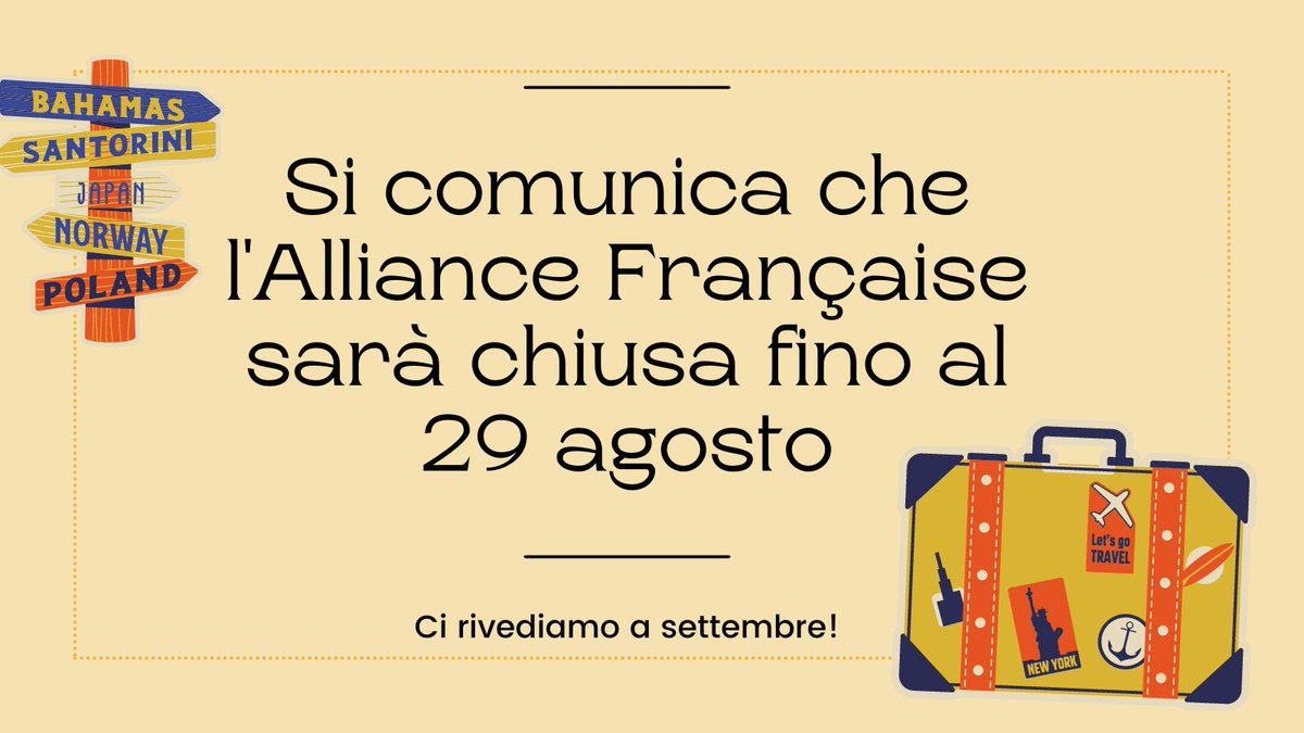 Ci rivediamo a settembre! ☀️🏖️