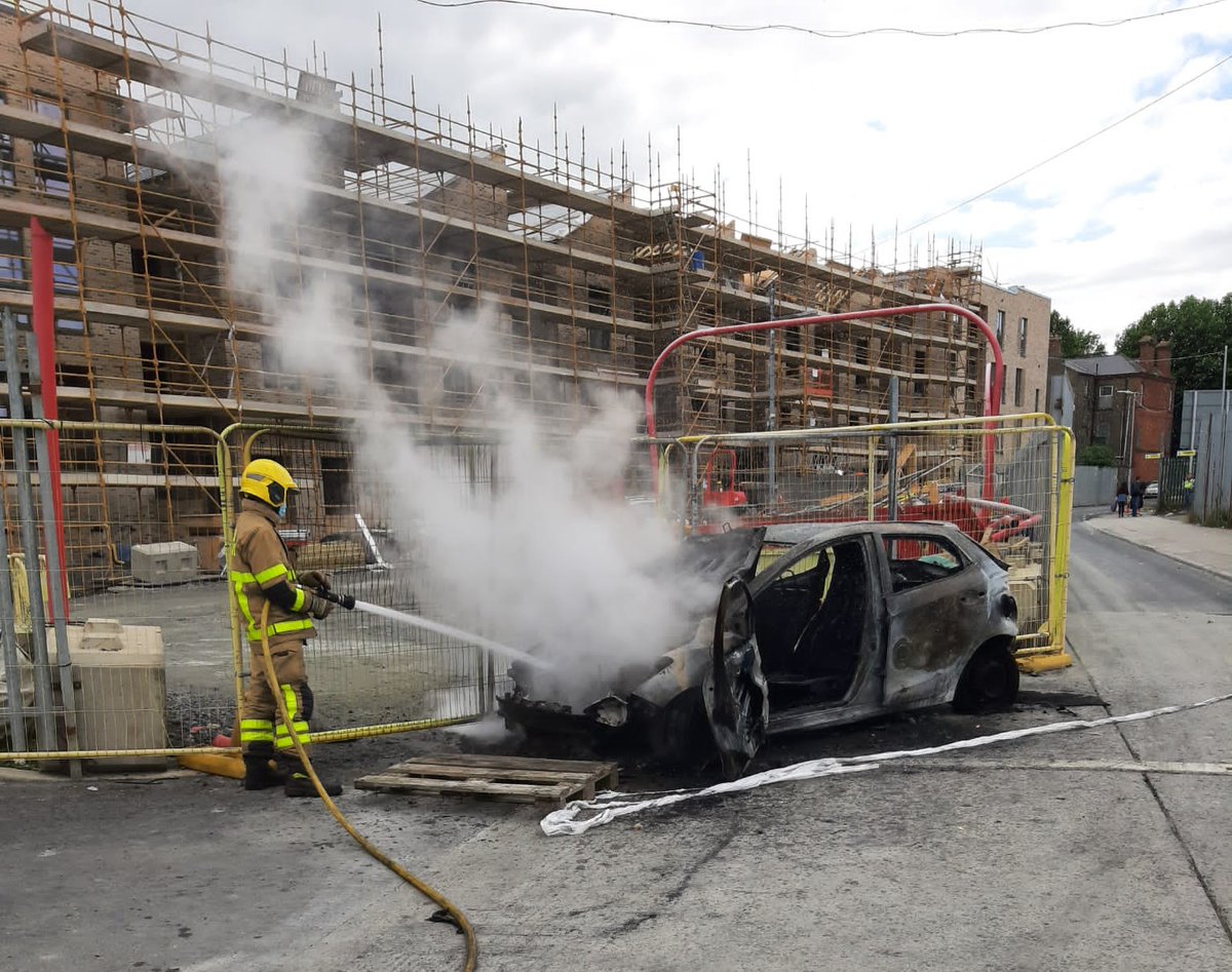 Dublin Fire Brigade on Twitter "Firefighters extinguishing a vehicle