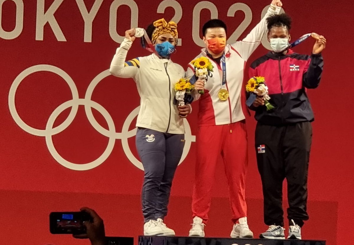 COLIMDO's tweet photo. LA PRIMERA MUJER DOMINICANA EN GANAR UNA MEDALLA OLÍMPICA INDIVIDUAL:
CRISMERY SANTANA 🥉
#TOKYO2020 https://t.co/snzZRWNqt9