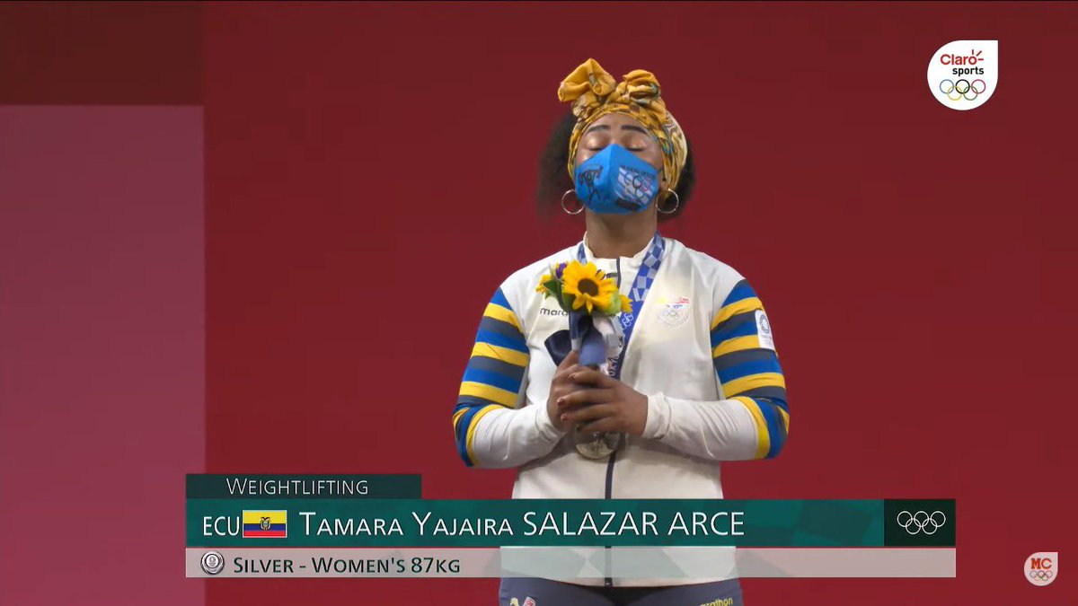Alfonso_Laso's tweet photo. 👏🏼👏🏼👏🏼🥲🥲🥲🥈🥈🥈🔥🏋🏾‍♀️🇪🇨 #TamaraSalazar guerrera tricolor. Que maravilla. No se qué vamos a hacer cuando se acaben las madrugadas de #JuegosOlimpicos 😭. Lo del medallero es simplemente un sueño inigualable💭💭. 👏🏼👏🏼👏🏼 a todos nuestros deportistas 👏🏼🥈🔥🏋🏾‍♀️🥲🇪🇨 https://t.co/vmZM5pXQWJ