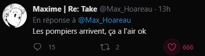 ZacktribeTV's tweet photo. @Max_Hoareau Infernal comme tweet... J'y vois un signe perso xD https://t.co/6XLPQUsUCl