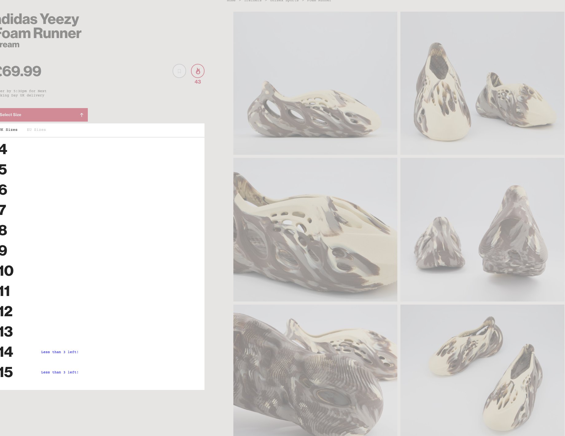 offspring yeezy foam