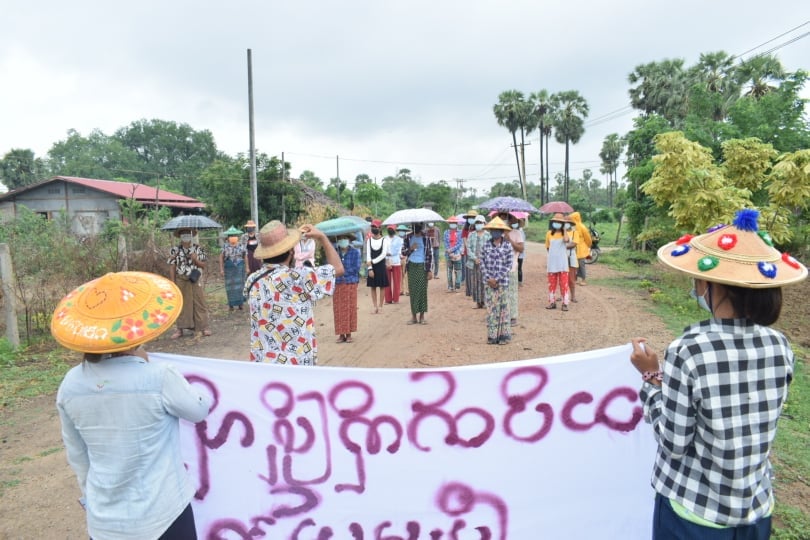 TostevinM's tweet photo. Six months and one day since Myanmar's junta seized power, more protests against military rule #WhatsHappeningInMyanmar https://t.co/ic8zAszJ6W