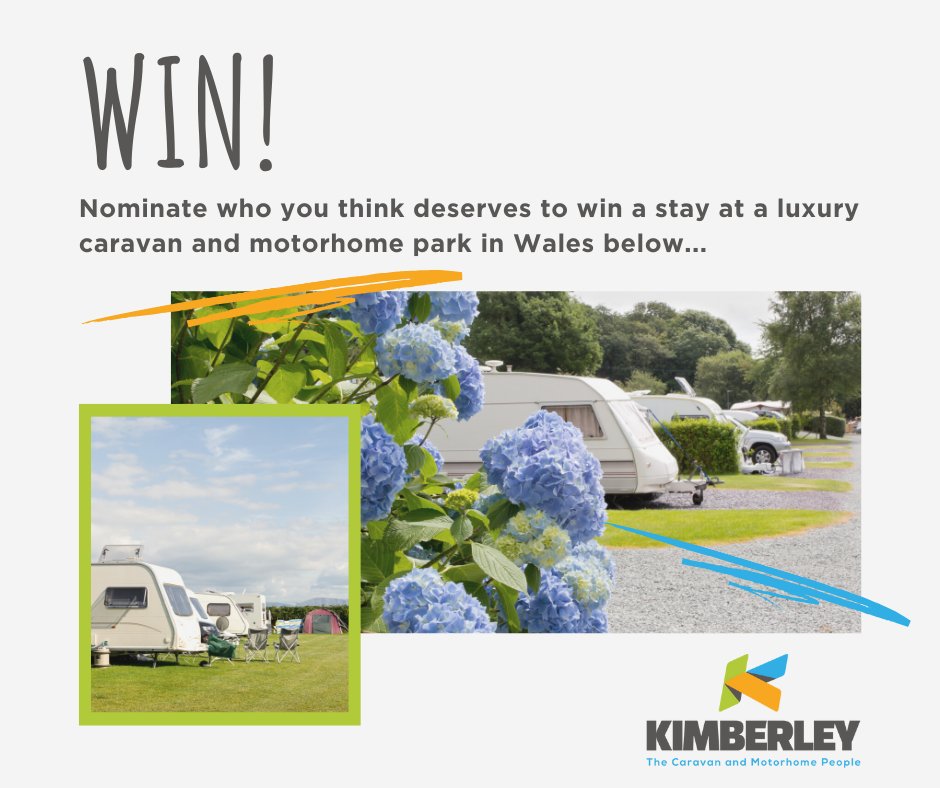 KimCaravans's tweet photo. 🚨 AUGUST GIVEAWAY 🚨
Show your gratitude to that special person who needs a much-needed break #postlockdown by nominating them to be in with a chance of #winning £300 towards a break in #Wales.
#StaycationNation https://t.co/X2nO6RwbNf