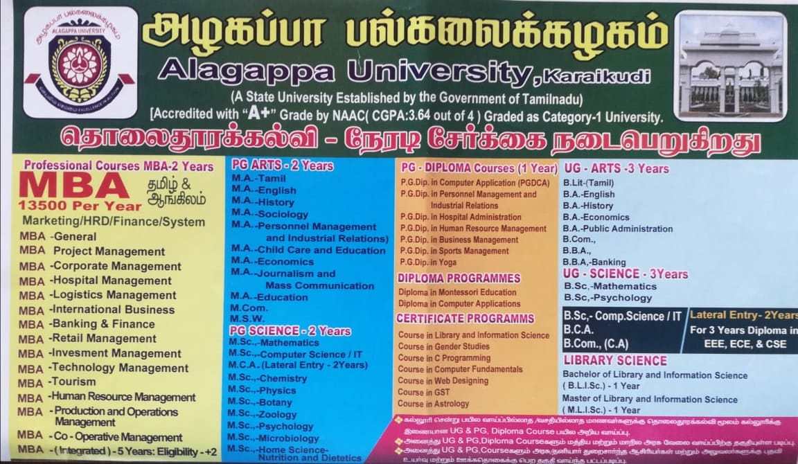 LC - 2126 Alagappa University Distance Education (@2126Lc ...