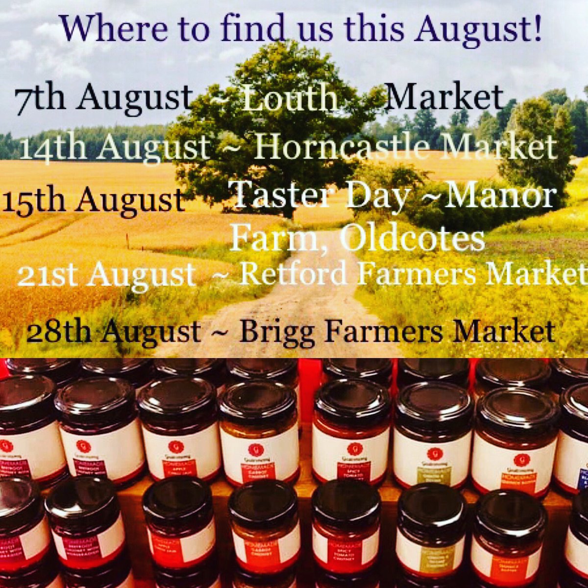 July flew by! Looking forward to a busy August pop down to the market , into a stockist #parkinsbutchers #crowle #beckingham #greencottageLouth #manorcraftsandgifts or find us online. #madeinlincolnshire #lincsconnect #louth #horncastle #oldcotes #retford #brigg