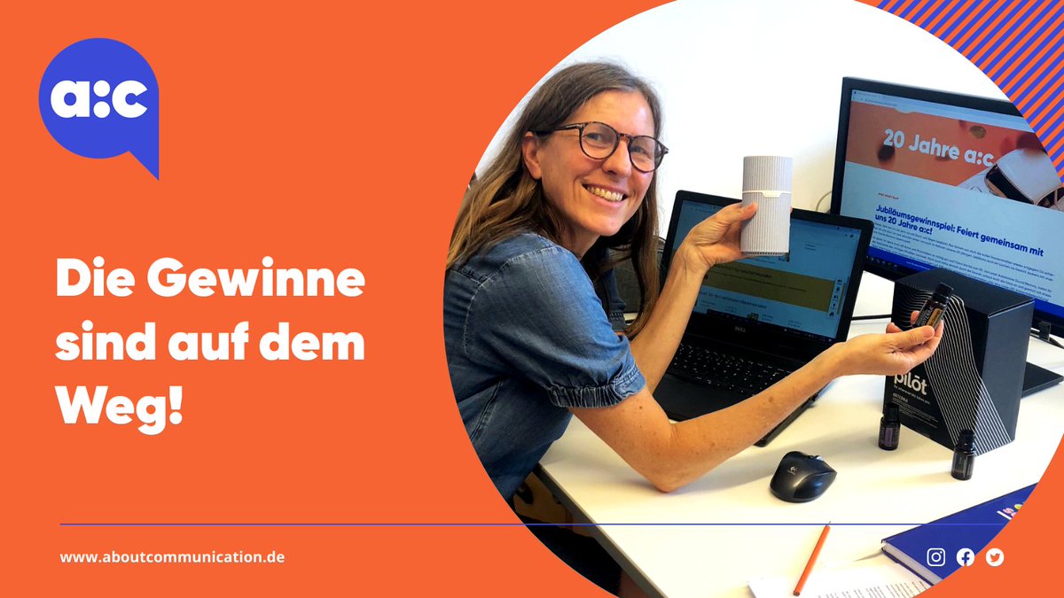 about_comm's tweet image. Die #Gewinne sind auf dem Weg! 🎉

Endlich haben wir unsere Gewinner gefunden und packen nun fleißig eure Preise ein! Wir hoffen, ihr freut euch schon bald unsere a:c Post zu bekommen - hinterlasst uns ein Kommentar wenn's ankommt!

Viel Spaß mit unseren praktischen Helfern!