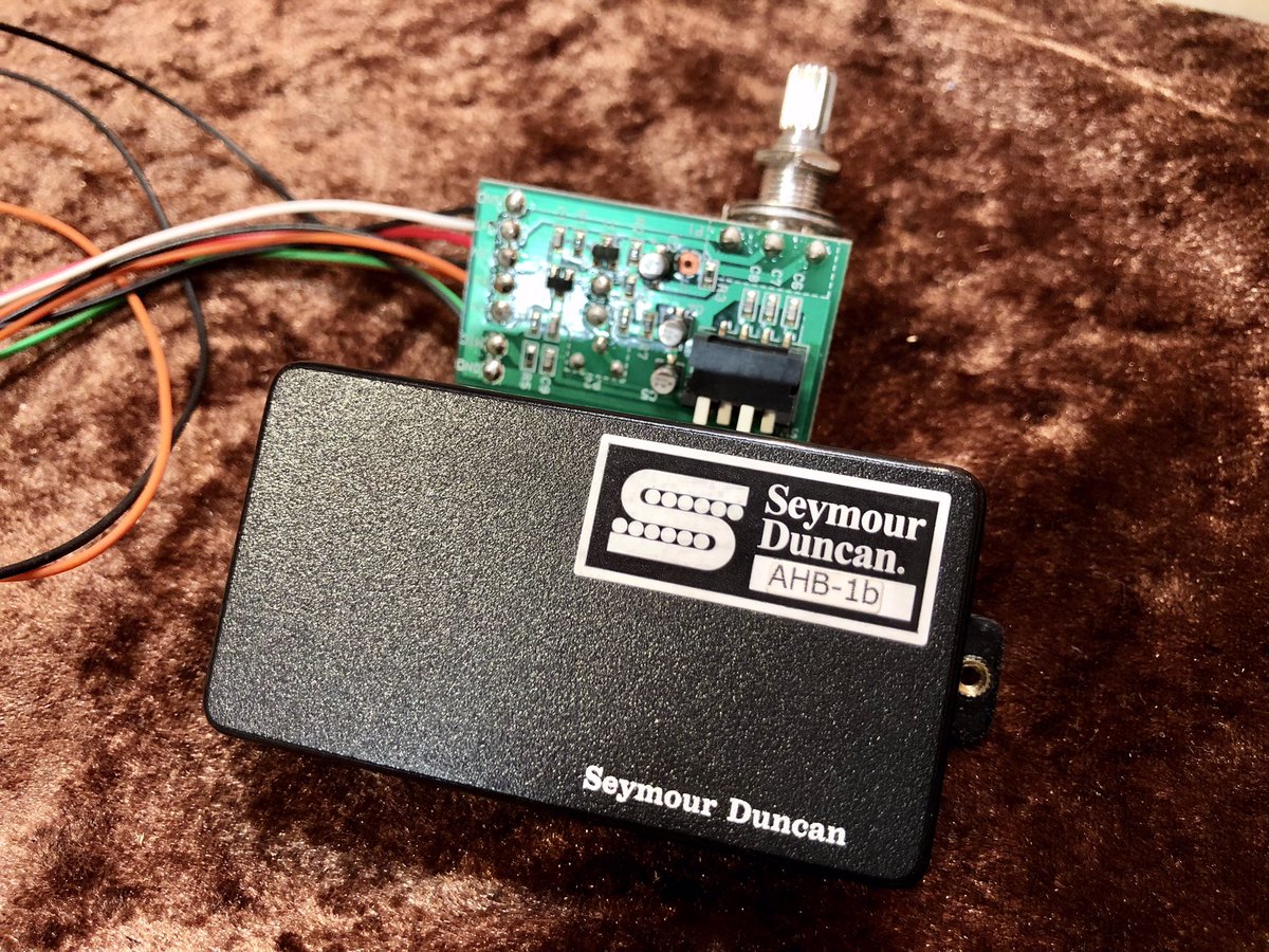 Esp Guitar Workshop على تويتر P U アクティブサーキット交換 本日はedwards E Al 166 Blackyのカスタマイズをしました 純正ではseymourduncanahb 1bとmm 04プリアンプを搭載していますが 今回はemg Alx With Abq Eq Boost Setに交換していきます していき