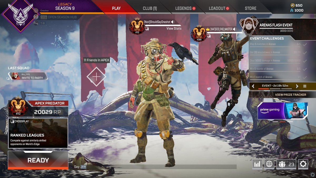 oneshot763's tweet photo. s9両スプ初プレこれにて終了です。
やってくれた人ありがとうございました。
#ApexLedgends 
#apex募集pc https://t.co/E2pDZ6pEeo