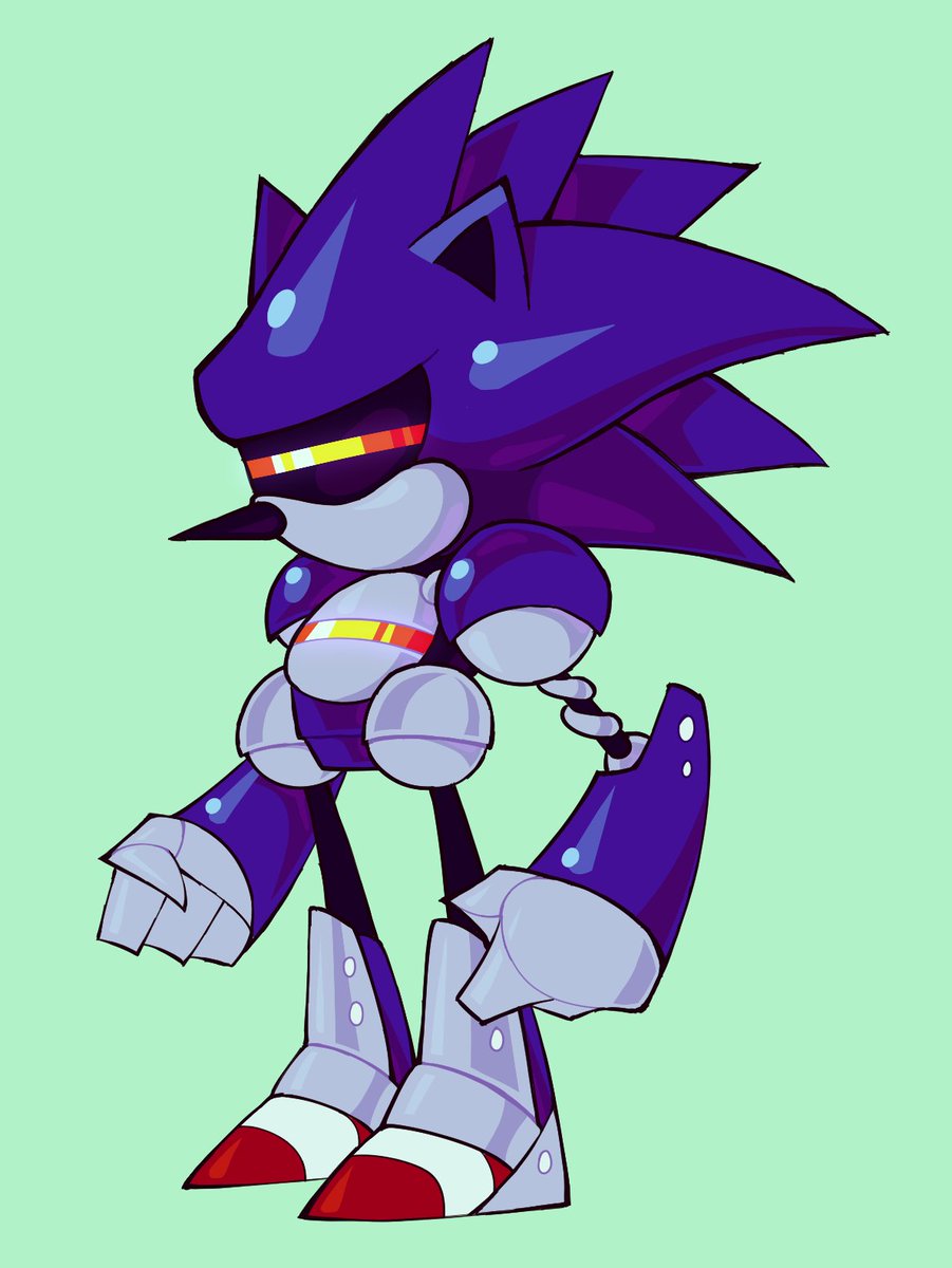 Kitkat ☃️ on X: Mecha Sonic is cool and he deserves more love