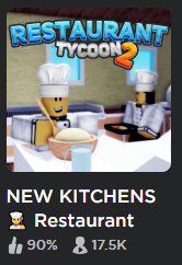 UltrawGames's tweet photo. Restaurant Tycoon 2 had 1 million visits in one day yesterday.

First time that has happened since 2019! https://t.co/aub1t4hvXA