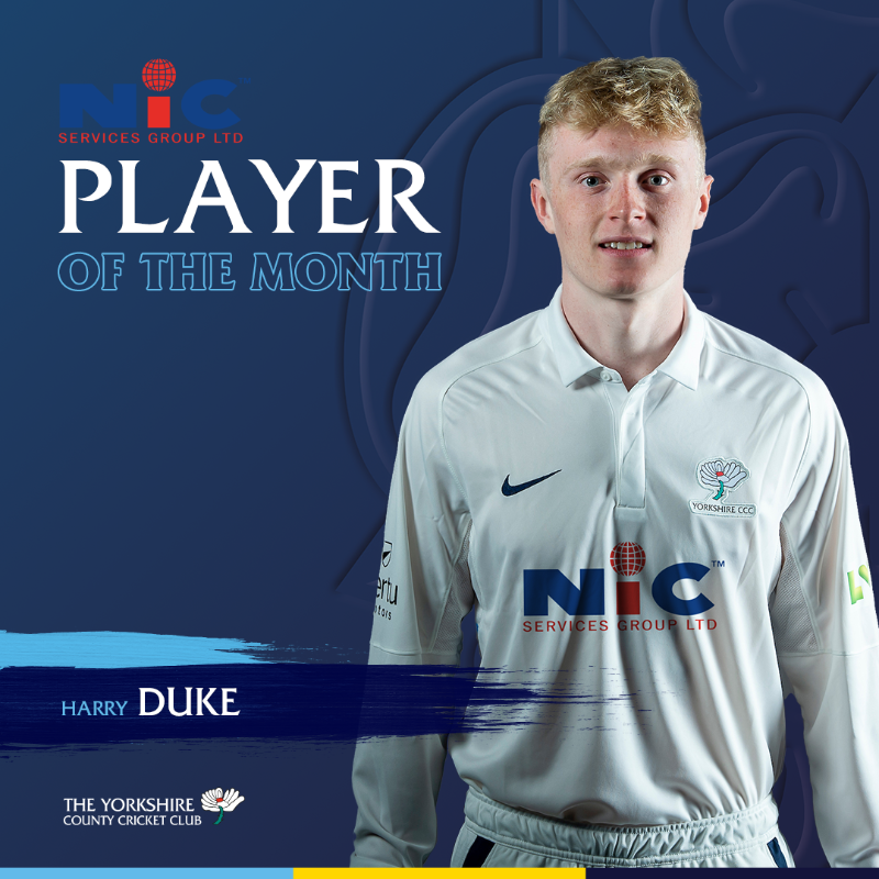 YorkshireCCC's tweet photo. 🗳 VOTE: It is time to choose your @NICServices Player of the Month for July.

❓ Who gets your vote? #OneRose