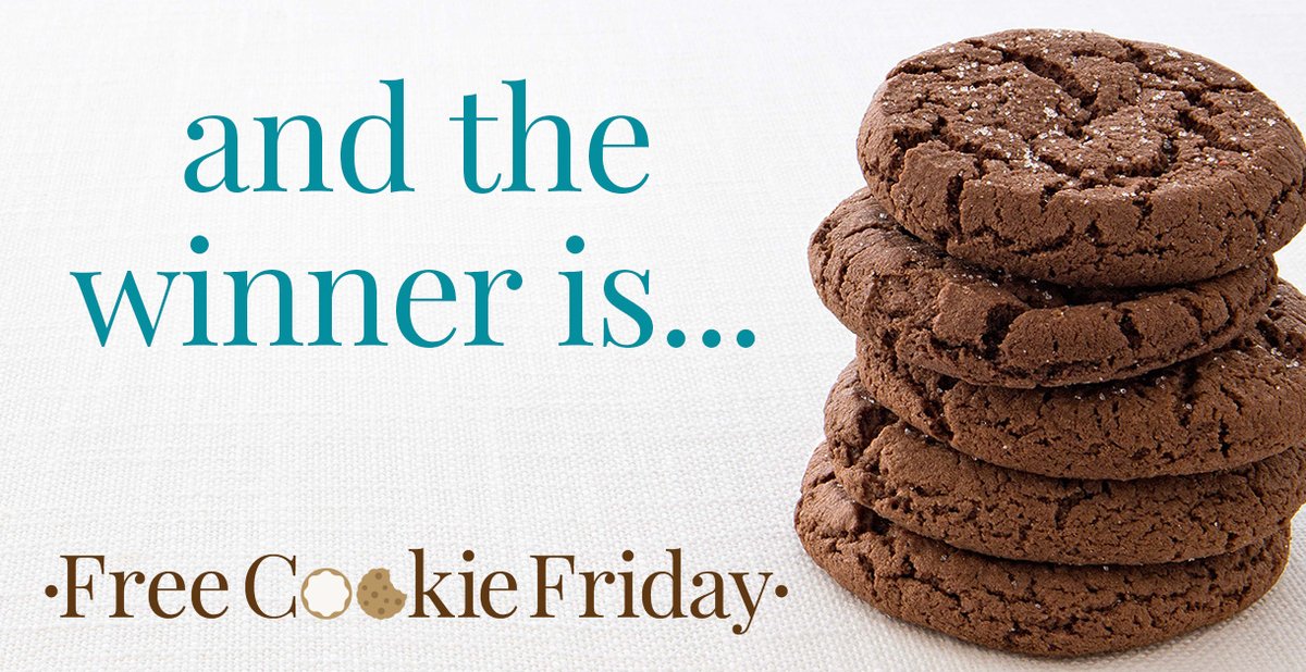 CherylsDesserts's tweet photo. Congrats to all of our FREE COOKIE πͺ FRIDAY winners! Scroll to the bottom of the page and click on "Winners" for the list: https://t.co/1yqzxp1a6e
Prizes are TOTALLY FREE (and yummy!) #freecookiefriday https://t.co/PZN2CxMykN