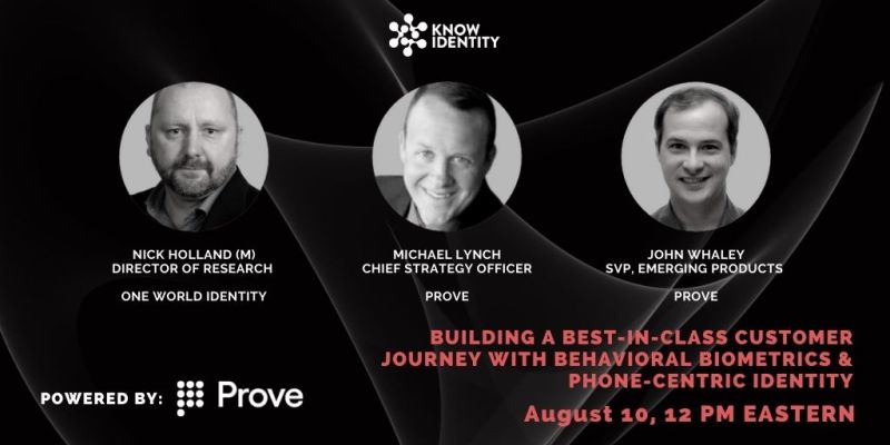 ProveIdentity's tweet image. Fraud/risk, identity, and CX execs – join us for a 40-minute primer on how you can use the latest advances in identity authentication to enhance security and attract more customers. Register: lnkd.in/dNYq9h4

#authentication #behavioralbiometrics #mobileintelligence