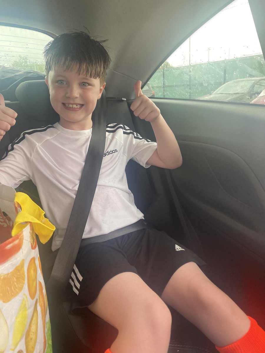 walsh20131's tweet photo. @LisaGray91 @StBernsPrimary He said thanks Mrs Gray I scored 5 goals 😂❤️ https://t.co/yGQoRbrOu5